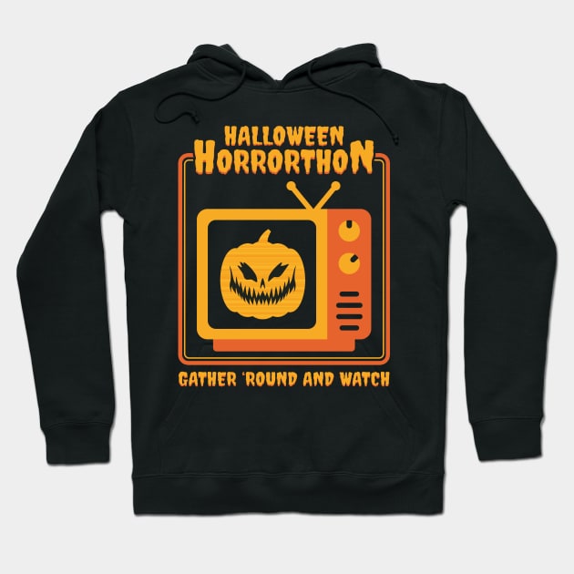 Halloween Horrorthon Hoodie by Three Meat Curry